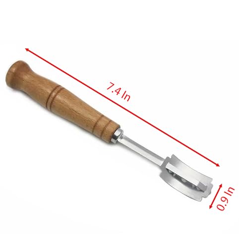 7.4 Inch Stainless Steel Bread Lines Cutter with 5 Blades