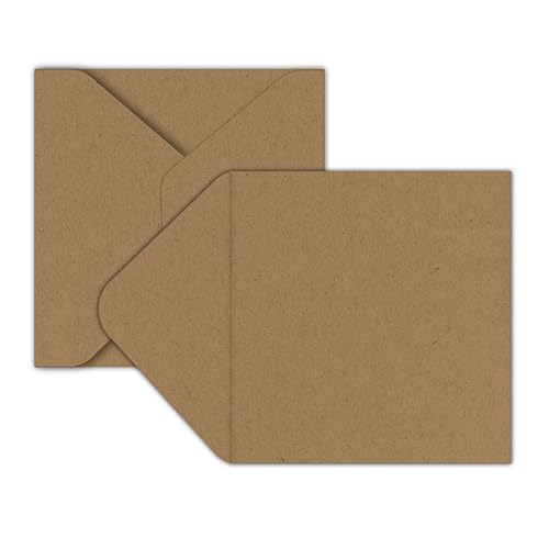 Cute Giraffe Birthday Card for Wife | Square Folded Card with Kraft Envelope