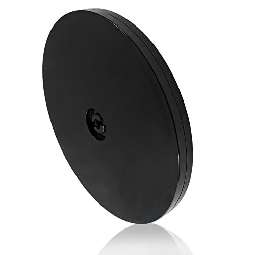 Bivethoi 6-Inch Rotating Turntable Organizer - Black Acrylic