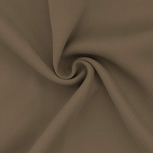 Easy-Going Thermal Blackout Curtains - 52x46 Inch, Natural, 2 Panels
