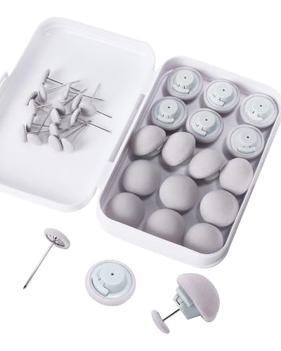 Xuduvay Duvet Pin Clips, Quilt Fasteners - 16 Sets, Gray