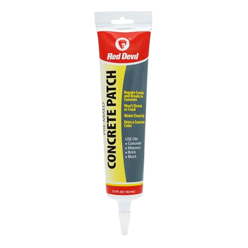 Red Devil Concrete Repair Patch 5.5 Oz Squeeze Tube - Gray