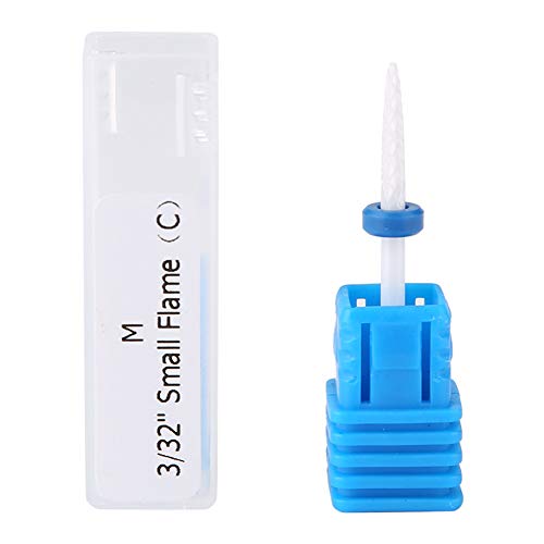 Dioche Ceramic Cuticle Nail Drill Bits Set - Safety Nail File Bits