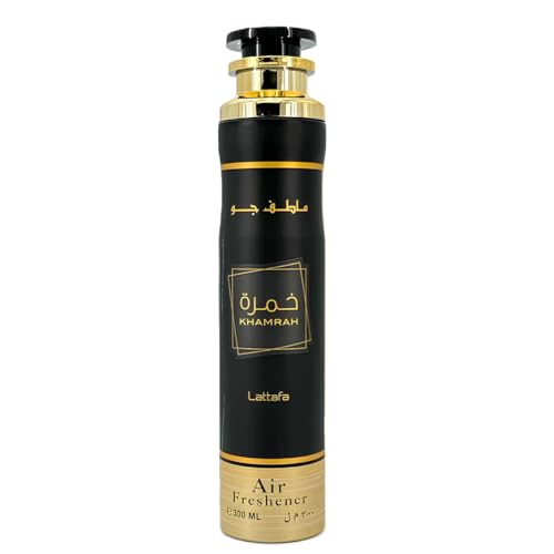 Lattafa Khamrah Air Freshener – Gourmand, Spicy & Amber, 10.1 Fl Oz