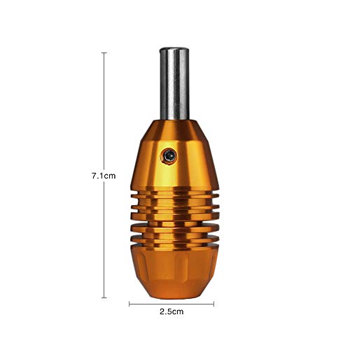 ATOMUS 24mm Aluminum Tattoo Grip Handle - Non-Slip Screw Lock