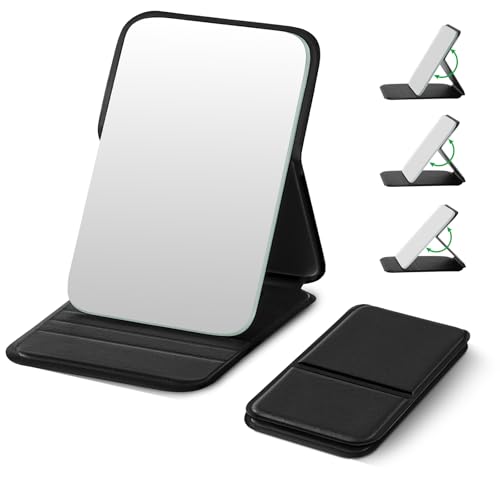 VPU Foldable Portable Makeup Mirror - Slim Handheld Travel Mirror