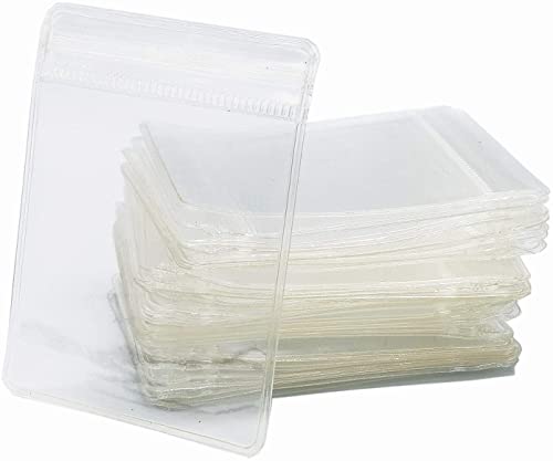 NATX 100 Clear PVC Zip Lock Jewelry Bags - Airtight Organizers