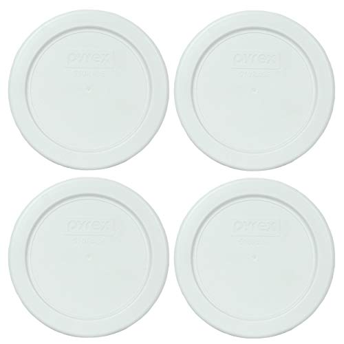 Pyrex 1-Cup Food Storage Lid (4-Pack) - BPA-Free, Dishwasher Safe