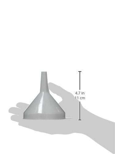 Winco 8oz Plastic Funnel - Durable & Lightweight, Pack of 3