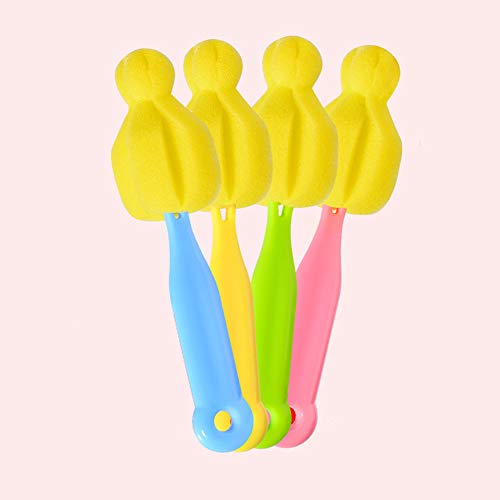 PayPie 14 Pack Baby Bottle Nipple Cleaner Sponge Brushes