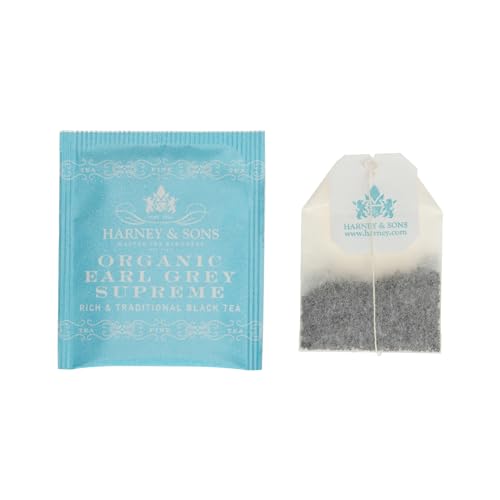 Harney & Sons Organic Earl Grey Supreme Tea Bags - 50 Count