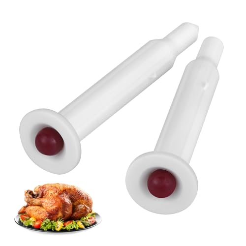 Harniruco 2-Pack Pop-Up Poultry Thermometer for Perfect Cooking