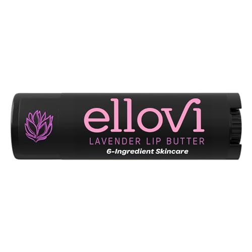 Ellovi Natural Lavender Lip Butter – Organic Moisturizing Lip Balm