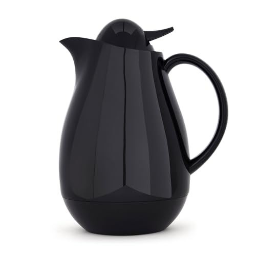Copco Insulated Chloe Carafe, Large Capacity For Serving, 1 Quart, Black