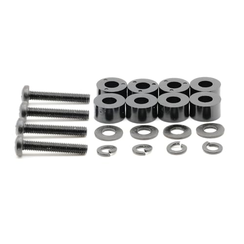 TV Wall Mount Screws Kit for Toshiba 55LF621U21 - VESA Compatible, Black Oxide