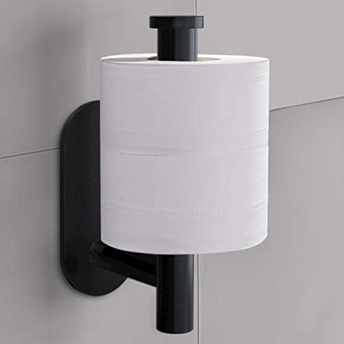 Stainless Steel Adhesive Toilet Paper Holder for Small Spaces