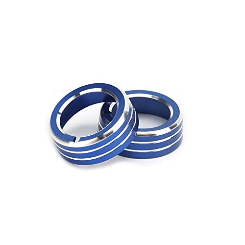 Akozon A/C Switch Knob Cover for Elantra 2015-2020 - 2pcs Trim