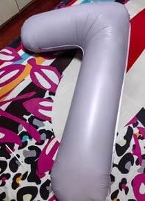 Lilac Number 5 Balloon - 40 Inch Giant Foil Balloon for 5th Birthday Party Decorations