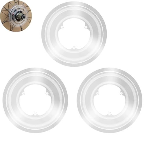 3 Pack Bike Spoke Protector Flywheel Spokes Guard Plastic Cover for Bicycle Rear Wheel 54mm Cassette Hub Montain Road Bikes Cycling Accessories Parts