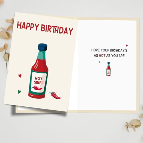 Funny Birthday Card for Husband or Boyfriend - Stylish & Flirtatious