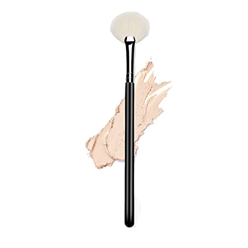 Ksvsonrvi Fan Highlighter Brush for Face Makeup and Blending