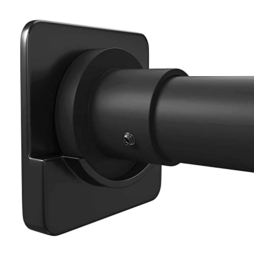 ICERO Shower Curtain Rod Holders - No Drill, Strong Adhesive, 2 Pack