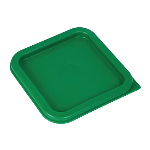 Cambro CamSquares Lid for 2 and 4 Quart Food Storage Containers, Kelly Green
