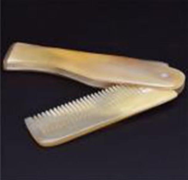 Foldable Yak Horn Beard Comb - Portable Pocket Grooming Tool