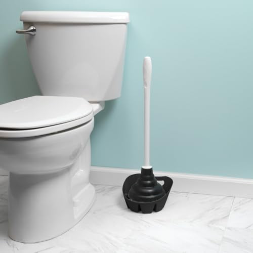 PlumbCraft MaxClean Plunger Tray - 7.5 in. Black, Pack of 1