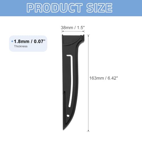 uxcell 6-Inch Knife Blade Guard Protector, PP Plastic Safety Sheath - 2 Pack