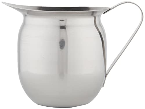 Winco Stainless Steel Bell Creamer - 8 Ounce Coffee Service