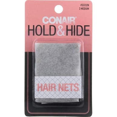 Conair Brown Hair Net 3-Piece Set 55332