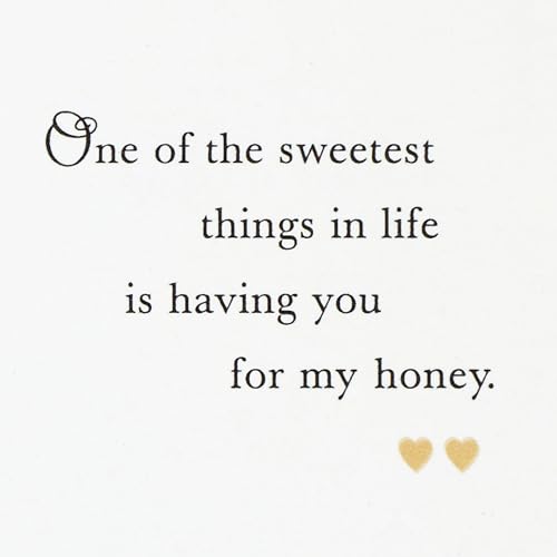 Hallmark Anniversary Card - Sweetest Things in Life Honeycomb Design
