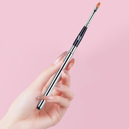 Retractable Lip Brush with Cap Soft Travel Makeup Applicator for Lipstick