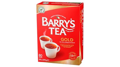Barry's Tea Gold Blend Black Tea, 80 Compostable Tea Bags