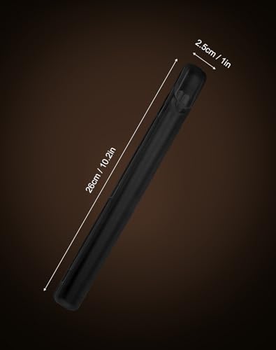 Lexaoyoo 2-Pack Side Opening Chopsticks Storage Case - Black Food-Safe Utensil Holder