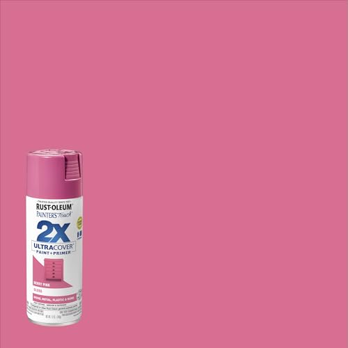 Rust-Oleum Painter's Touch 2X Ultra Cover Spray Paint Gloss Berry Pink 12oz Pack of 6