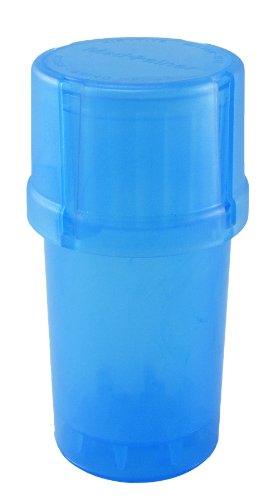 MedTainer Storage Container with Built-In Grinder - Blue