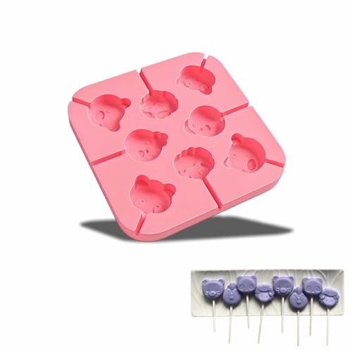 Animal Silicone Lollipop Mold - BPA-Free Non-Stick Candy Maker