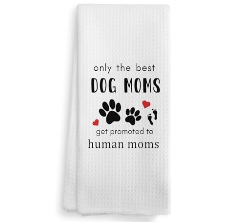 Promoted to Human Mom Towel, 16x24 Inch Soft Absorbent Decorative Gift