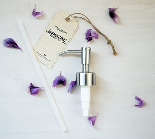 Stainless Steel Soap and Lotion Dispenser Pump - 11 Inch
