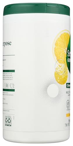 Seventh Generation Multi-Surface Cleaning Wipes - Lemon Zest, 70 Count