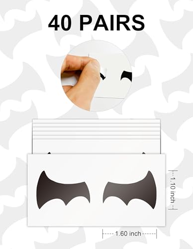 WENTIYA 40 Pairs Eye Black Stickers for Football, Baseball and Softball