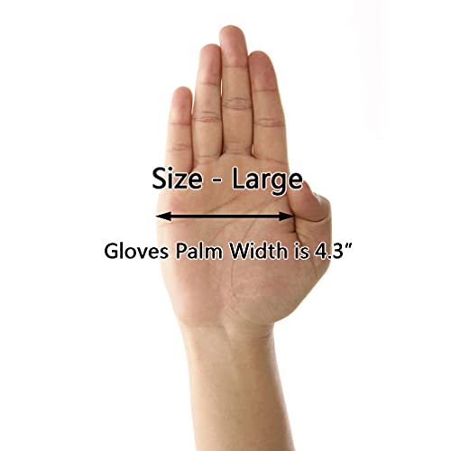 SYROVIA Extra Long Rubber Cleaning Gloves, Puncture Proof, Small 21.7"