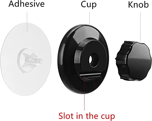 GEDLIRE Stainless Steel Soap Dish - Black Vacuum Suction Cup Holder
