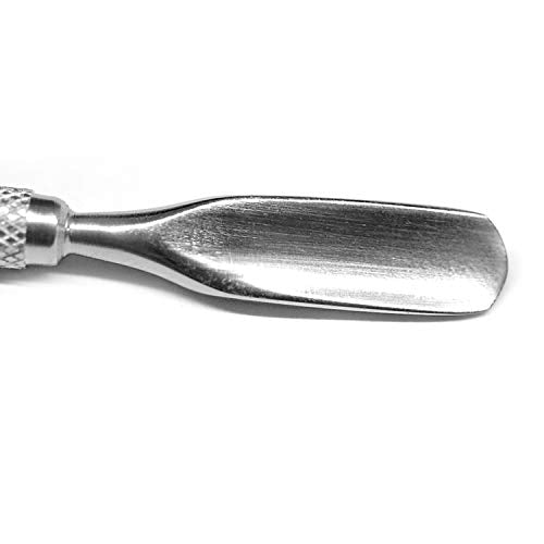 Rolabling Stainless Steel Double-Ended Cuticle Pusher and Remover Tool