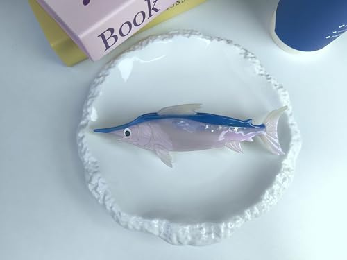 Swordfish Acetate Hair Claw Clip Big Sea Creature Barrette