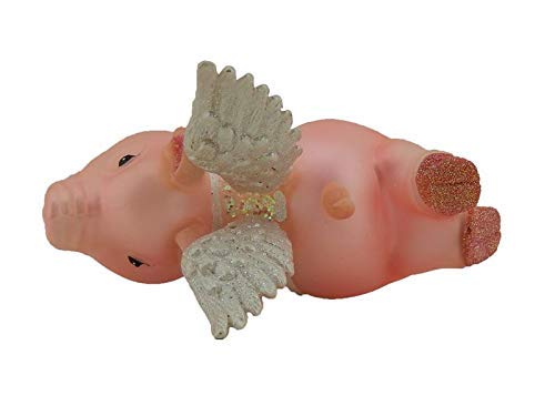 Noble Gems Flying Pig Glass Christmas Ornament - Kurt Adler