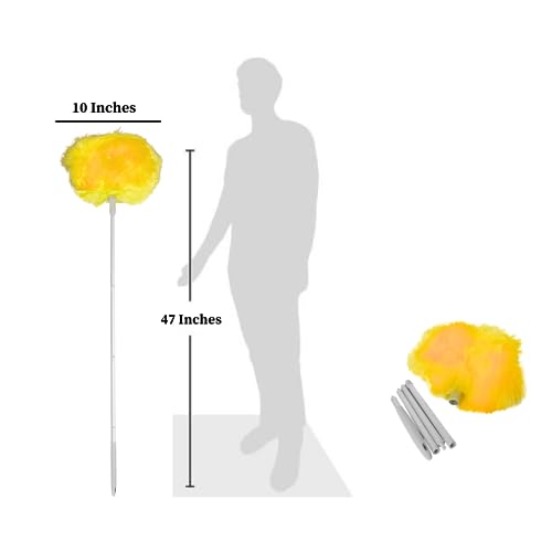 Evelots Ceiling Fan Blade Duster with 9-Foot Extension Pole