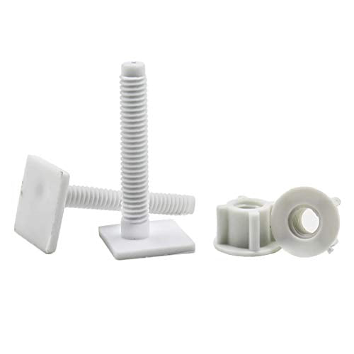TREELY Toilet Seat Hinge Bolts Screws - 2 Pack M10 x 60mm